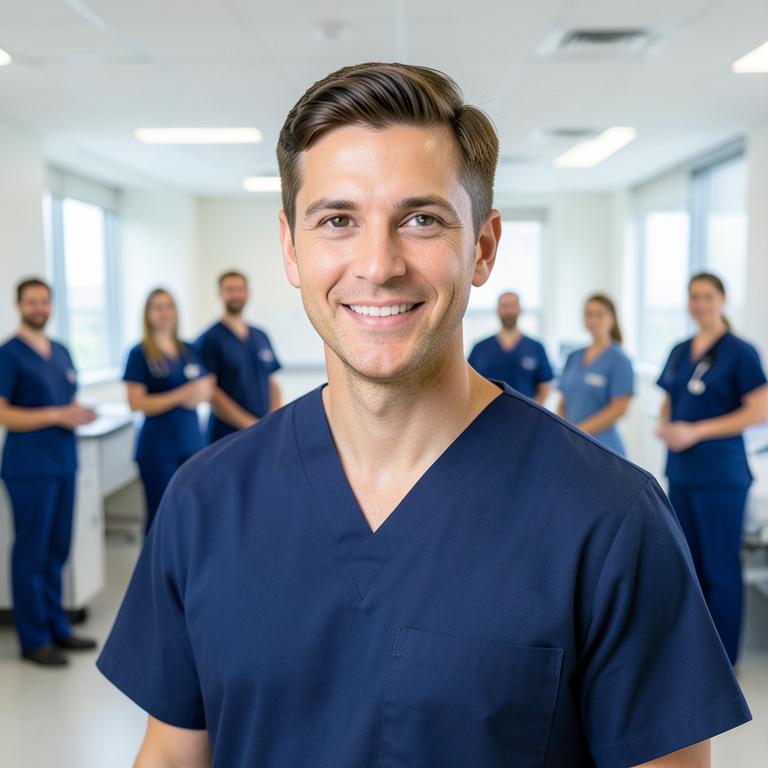 Portrait of Michael Reed, registered nurse