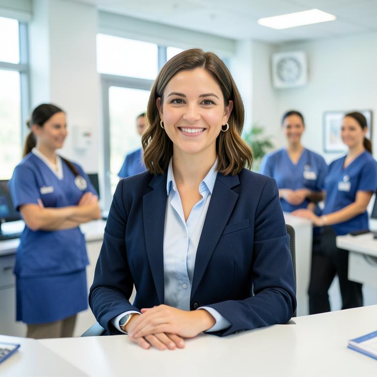 Portrait of Jessica Morgan, patient services coordinator